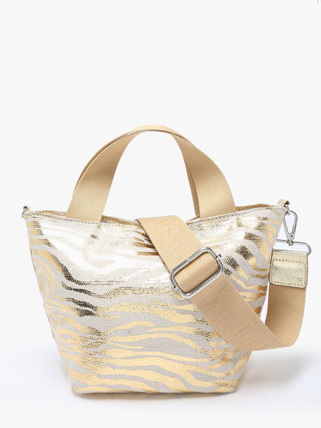 Handtas Leopard Vanessa wu Goud leopard MA0134 ander zicht 4