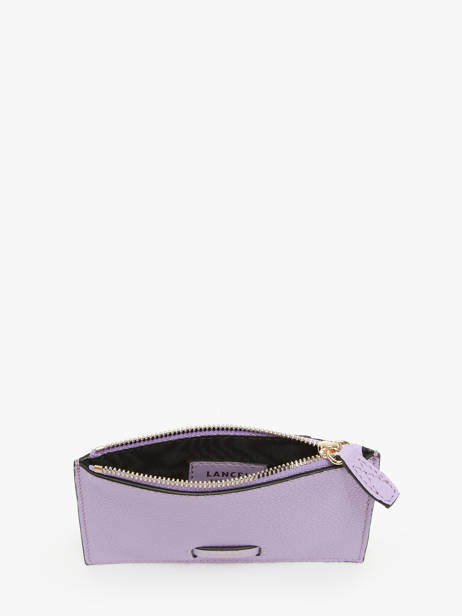 Kaarthouder L Ninon Leder Lancel Violet ninon A10537 ander zicht 1