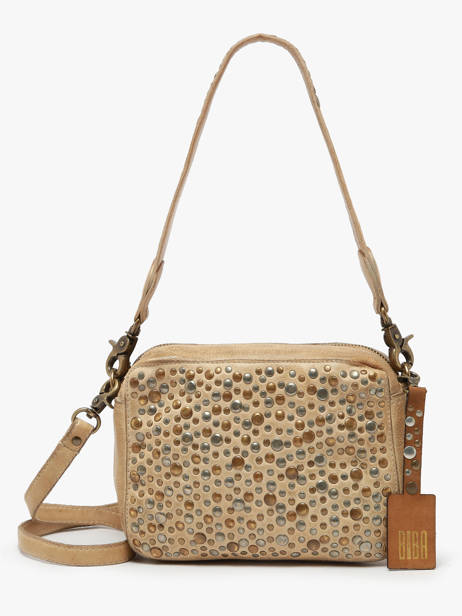 Cross Body Tas Heritage Leder Biba Geel heritage LOS1L