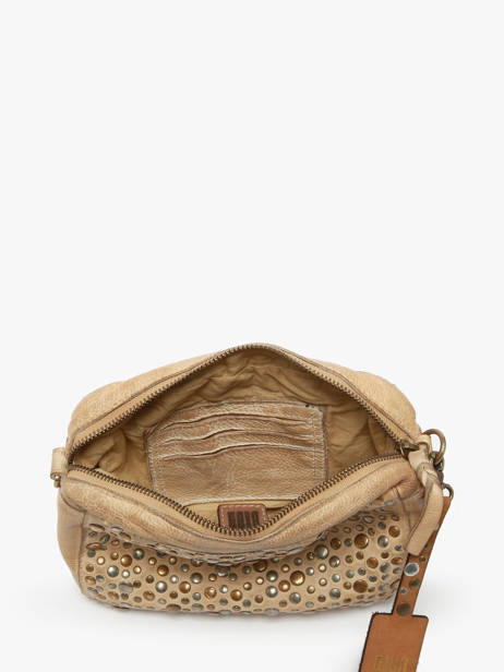 Cross Body Tas Heritage Leder Biba Geel heritage LOS1L ander zicht 3