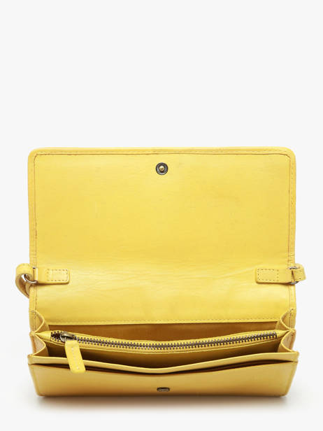 Cross Body Tas Heritage Leder Biba Geel heritage ROU1L ander zicht 3