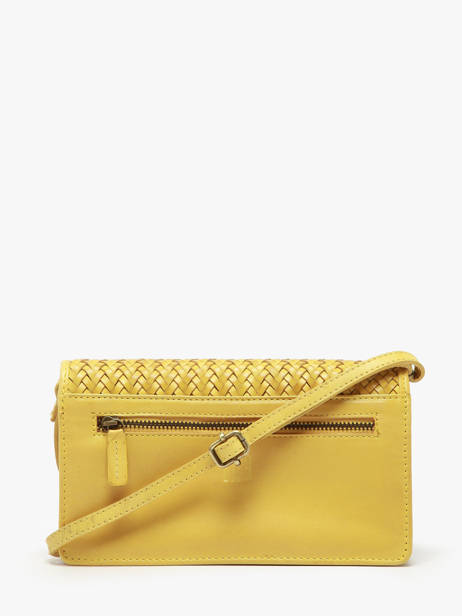 Cross Body Tas Heritage Leder Biba Geel heritage ROU1L ander zicht 4