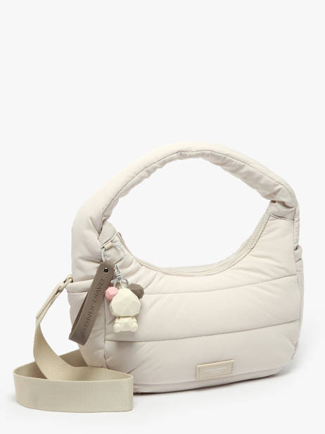 Cross Body Tas Plum David jones Beige plum CM7477 ander zicht 2