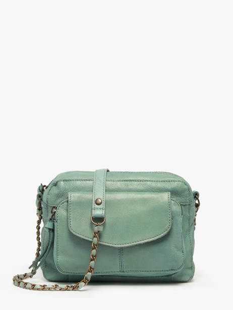 Cross Body Tas Naina Leder Pieces Groen naina 17063358
