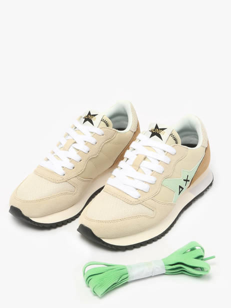 Sneakers Stargirl Glitter Sun68 Beige women Z35212 ander zicht 2