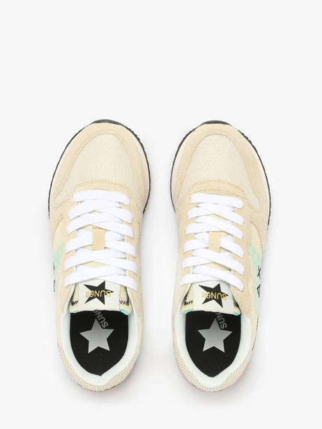 Sneakers Stargirl Glitter Sun68 Beige women Z35212 ander zicht 4