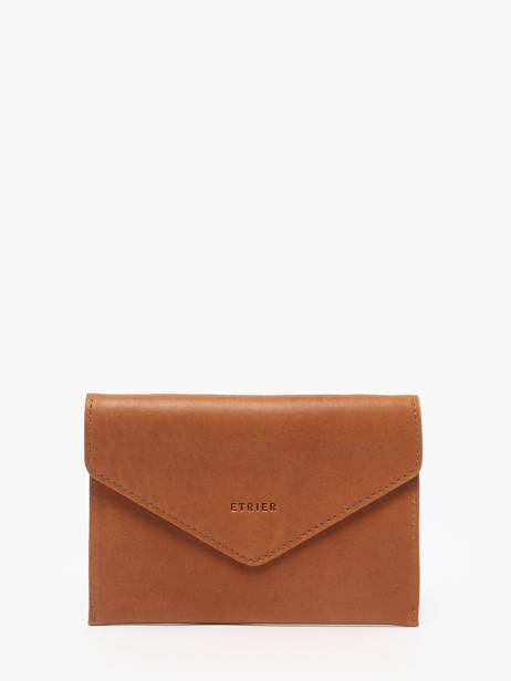 Paspoorthouder Oil Leder Etrier Bruin oil EOIL054