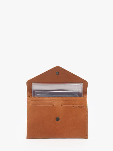 Paspoorthouder Oil Leder Etrier Bruin oil EOIL054 ander zicht 1