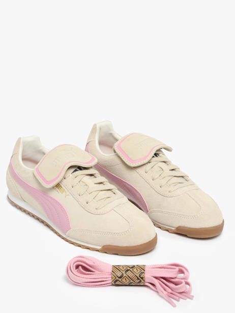 Sneakers Uit Leder Puma Beige women 40378001 ander zicht 2