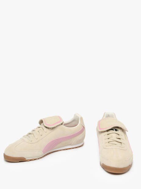 Sneakers Uit Leder Puma Beige women 40378001 ander zicht 3