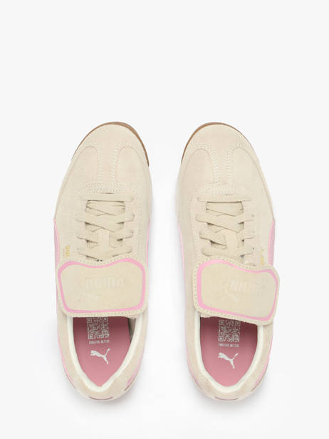 Sneakers Uit Leder Puma Beige women 40378001 ander zicht 4