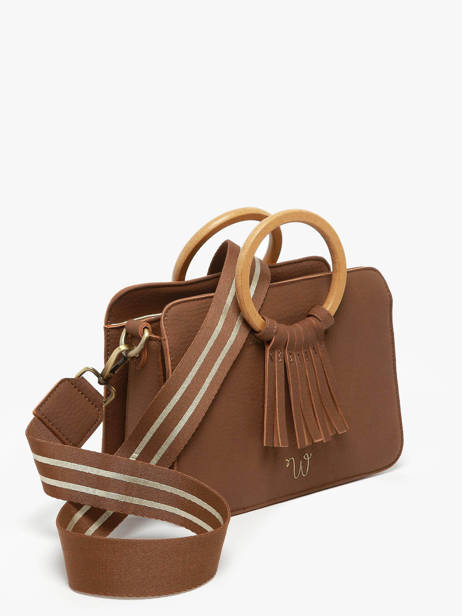 Crossbody Tas S Camomille Woomen Bruin camomille WCAO1S ander zicht 2