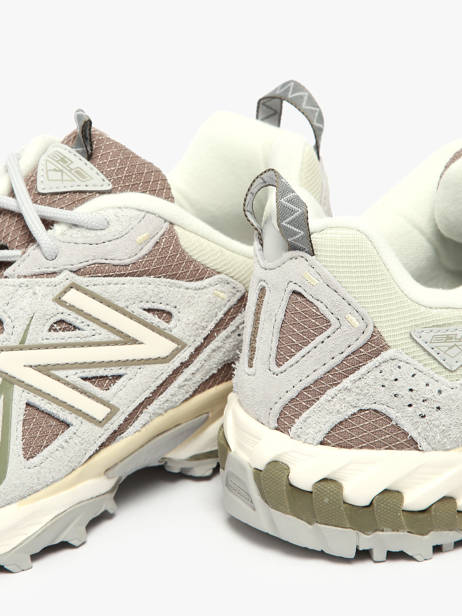 Sneakers Uit Leder New balance Grijs boy ML610TE ander zicht 3