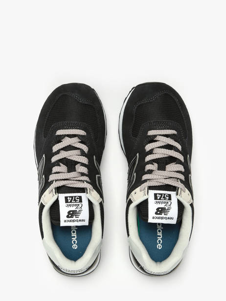 Sneakers Uit Leder New balance Zwart boy ML574EVB ander zicht 4