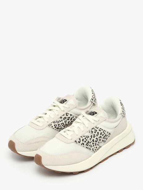 Sneakers Uit Leder New balance Grijs boy U370LP ander zicht 2