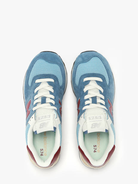 Sneakers Uit Leder New balance Blauw boy U574SPR ander zicht 4
