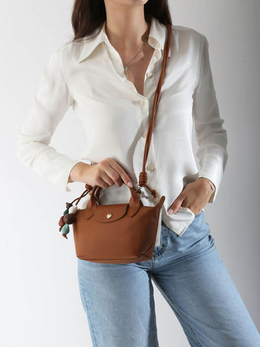 Longchamp Le pliage xtra perles Handtas Bruin