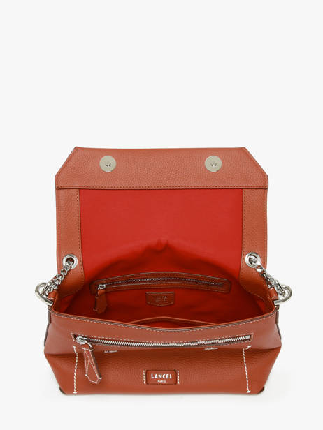 Cross Body Tas Ninon Leder Lancel Bruin ninon A13782 ander zicht 4