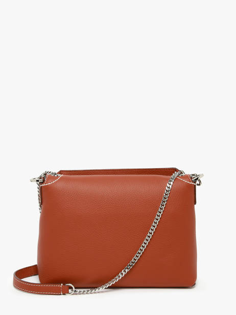 Cross Body Tas Ninon Leder Lancel Bruin ninon A13782 ander zicht 5