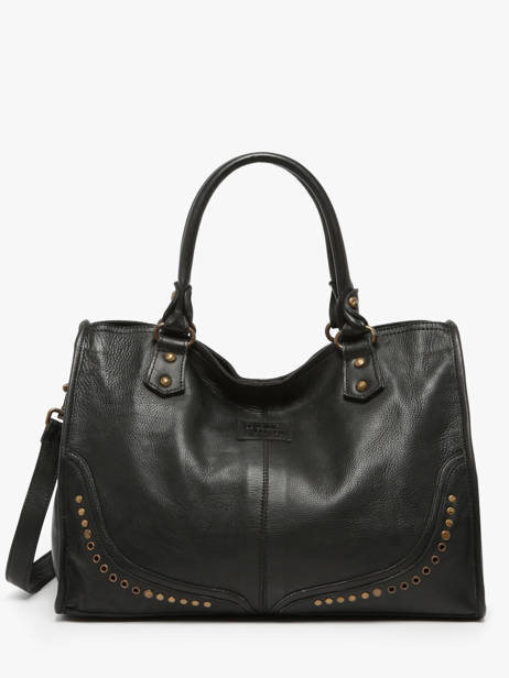 Handtassen Glam Eyelet Leder Basilic pepper Zwart glam eyelet BGLE31