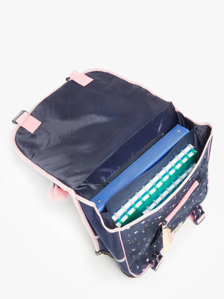 Boekentas 1 Compartiment Milky kiss Blauw chitchat 3700529 ander zicht 3