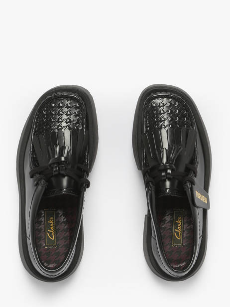 Derby Veterschoenen Torview Uit Leder Clarks Zwart accessoires 26184943 ander zicht 3