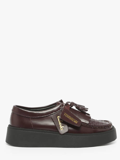 Derby Veterschoenen Torview Uit Leder Clarks Bruin accessoires 26184948