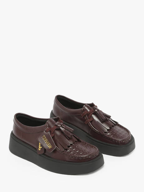 Derby Veterschoenen Torview Uit Leder Clarks Bruin accessoires 26184948 ander zicht 1