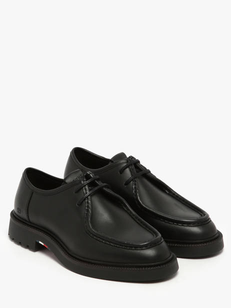 Derby Veterschoenen Uit Leder Tommy hilfiger Zwart men 5588BDS ander zicht 2
