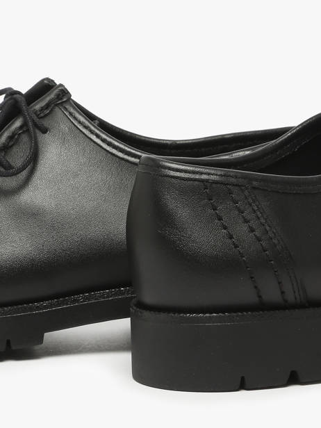 Derby Veterschoenen Uit Leder Kleman Zwart accessoires PADRINI ander zicht 2