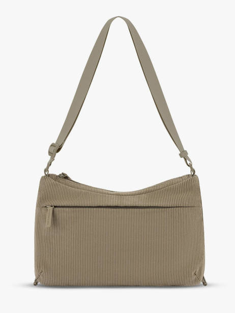 Skara Small Cord - Cross Body Tas  Kapten and son Groen cord SC ander zicht 4