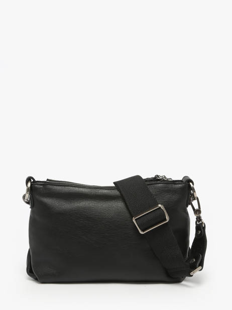 Cross Body Tas Vintage Leder Mila louise Zwart vintage 3864C ander zicht 4