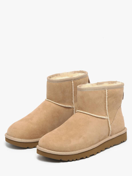 Classic Mini Ii Laarzen Uit Leder Ugg Beige women 1016222 ander zicht 2