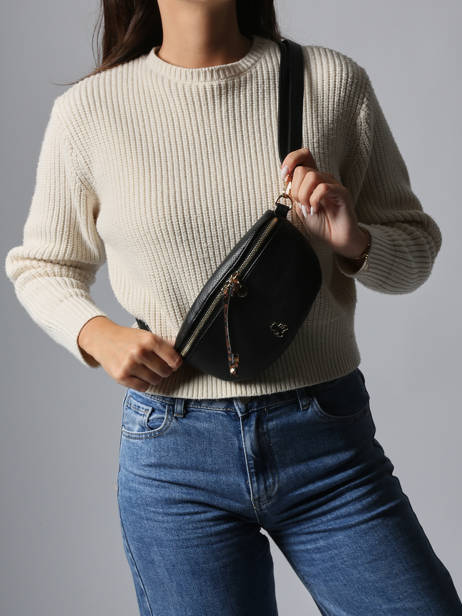 Heuptasje Lulu castagnette Zwart zip ZINH ander zicht 1