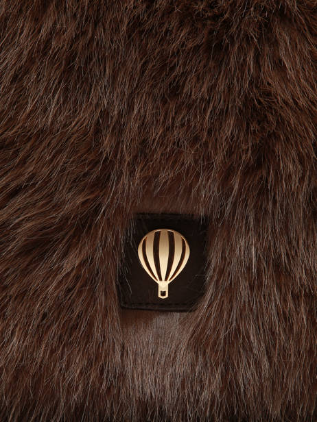 Schoudertas Doudou Bont Le voyage en panier Bruin doudou AHP262 ander zicht 2