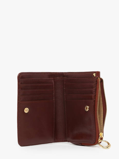 Portefeuille Leder Nat et nin Rood vintage 25311-29 ander zicht 1