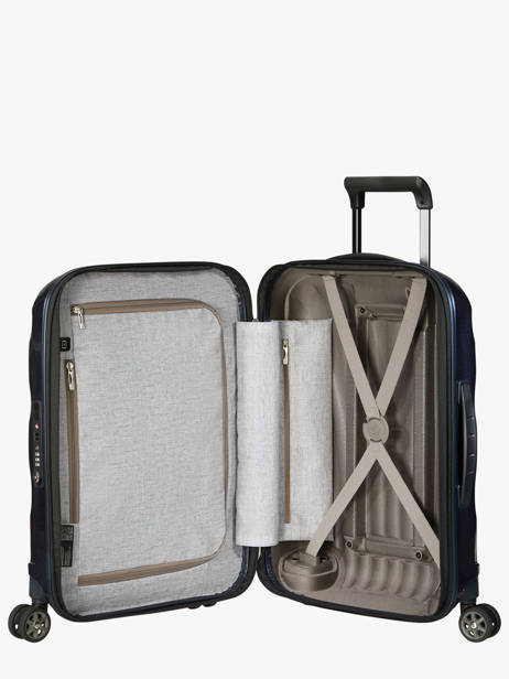 Uitbreidbare Handbagage Samsonite Blauw c-lite CS2007 ander zicht 4