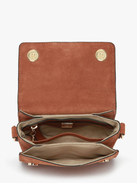 Cross Body Tas Xs Altesse Suede Etrier Bruin altesse suede EASU048X ander zicht 3