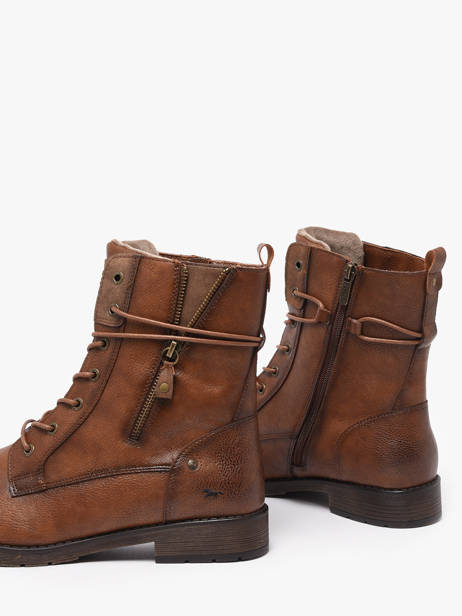 Enkellaarsjes Mustang Bruin women M0052001 ander zicht 2