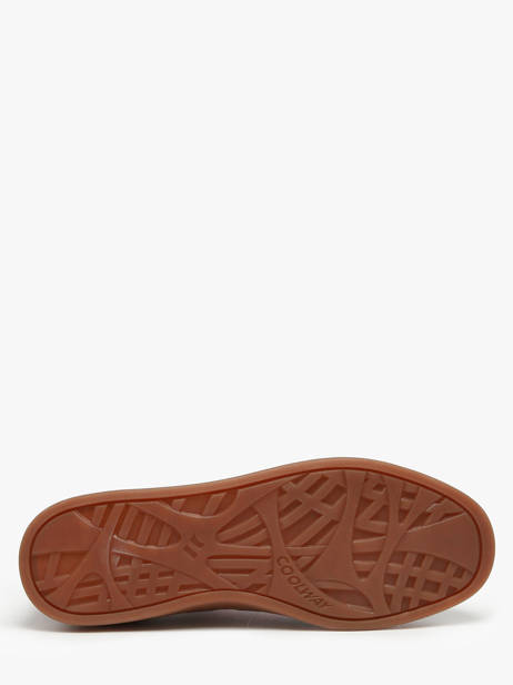 Sneakers Goal Uit Leder Coolway Bruin men 8623594 ander zicht 4