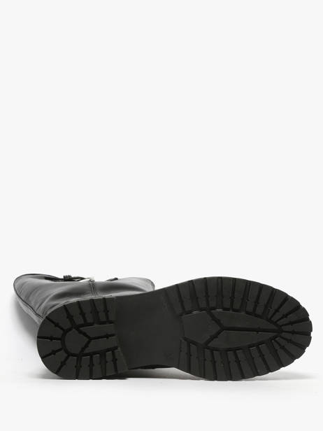 Laarzen Uit Leder Mjus Zwart women L97305 ander zicht 4