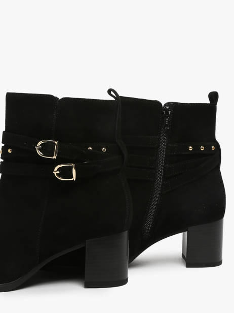 Enkellaarsjes Met Hak Uit Leder Gabor Zwart women 17 ander zicht 2