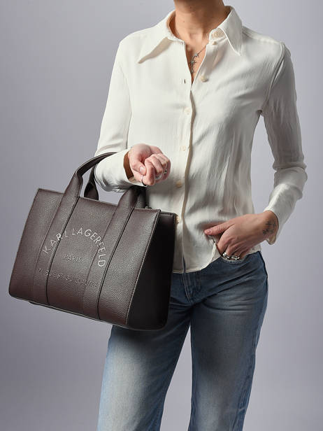 Handtas Rsg Polyurethaan Karl lagerfeld Bruin rsg A4W30264 ander zicht 1