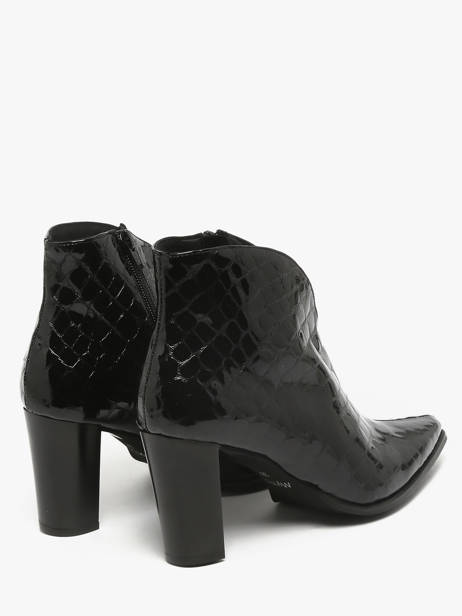 Stadsschoenen Met Hak Uit Leder Myma Zwart women 85009 ander zicht 2