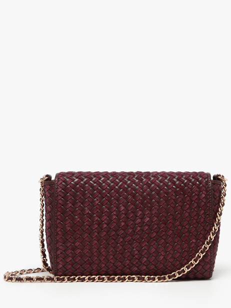 Cross Body Tas Moon Leder Vanessa bruno Violet moon 5V40533 ander zicht 5