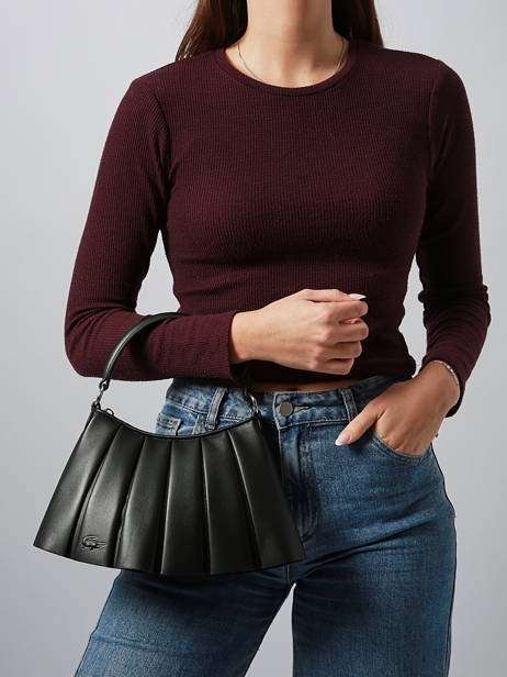 Schoudertas Lenglen Leder Lacoste Zwart lenglen NU5011DP ander zicht 1