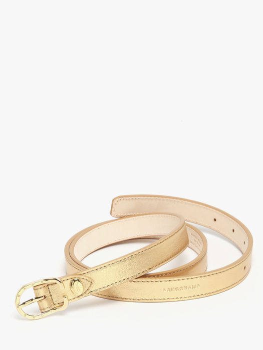 Longchamp Le pliage xtra gold Riem Goud