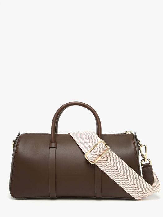 Longchamp Daylong chevron Handtas Bruin