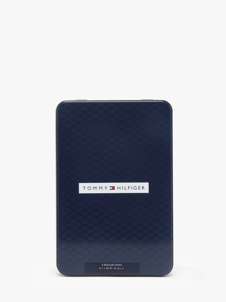 Herensokken 6 Paar Cadeaubox Tommy hilfiger Blauw socks 71235373 ander zicht 1