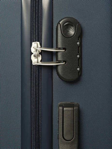 Harde Reiskoffer Valencia Travel Blauw valencia L ander zicht 1